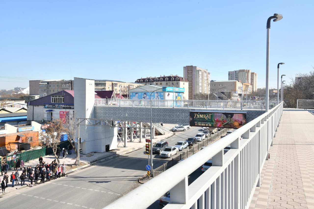 ШЫМКЕНТ: МАНГЕЛДИН КӨШЕСІНДЕГІ ЖЕРҮСТІ ӨТКЕЛІ ТҰРҒЫНДАРҒА ЫҢҒАЙЛЫ