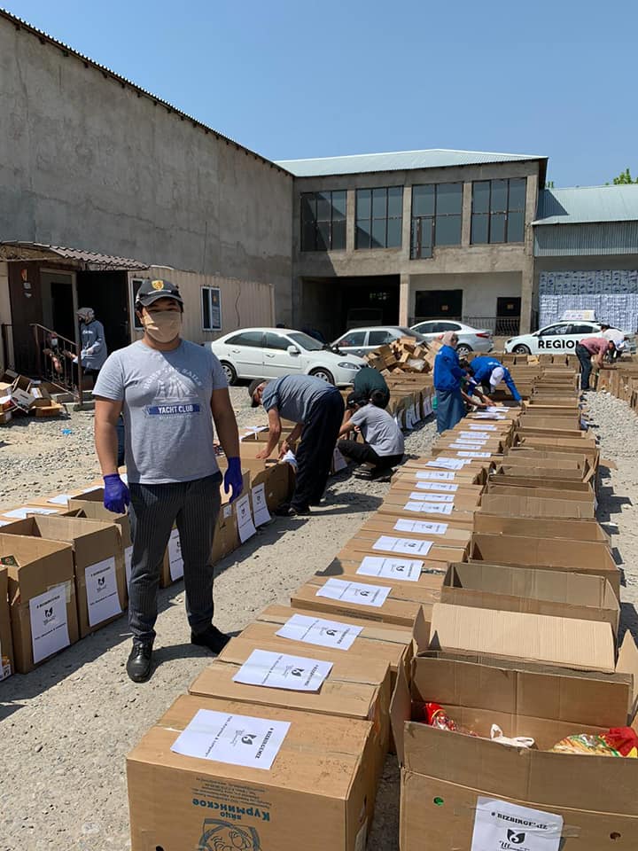 ШЫМКЕНТТІК КӘСІПКЕР 500 ОТБАСЫҒА АЗЫҚ-ТҮЛІК ТАРАТТЫ