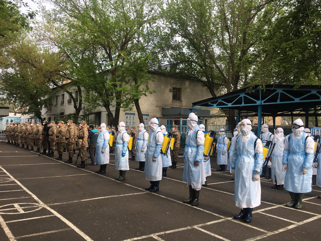 ШЫМКЕНТТЕ 100-ГЕ ЖУЫҚ ӘСКЕРИ МІНДЕТТІ ҚЫЗМЕТКЕ КІРІСТІ