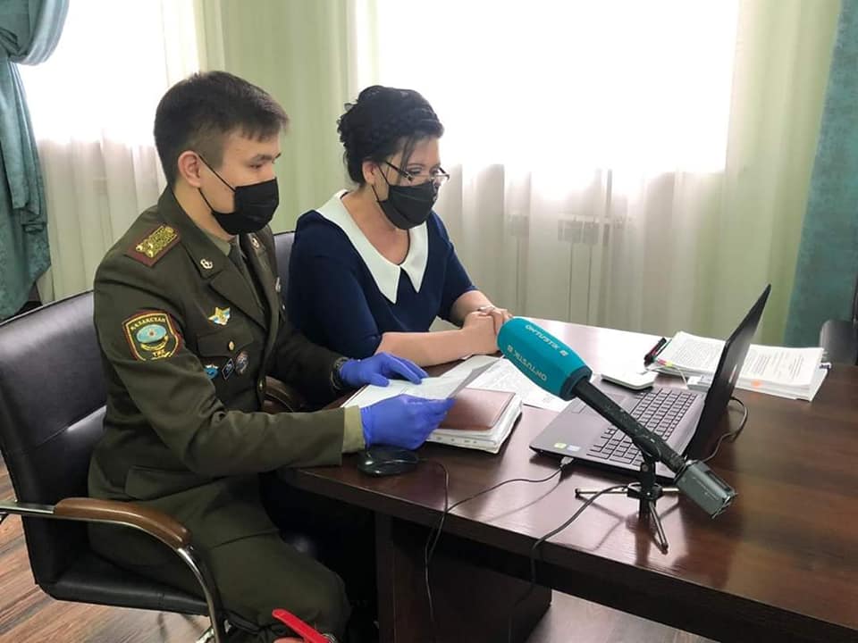 ШЫМКЕНТ: ҚАУІПСІЗДІК САБАҒЫ ҚАШЫҚТЫҚТАН ӨТКІЗІЛДІ