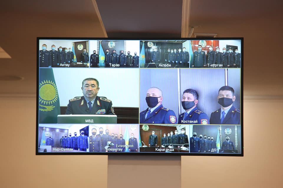 ШЫМКЕНТТІК ТОҒЫЗ ПОЛИЦЕЙ МАРАПАТТАЛДЫ