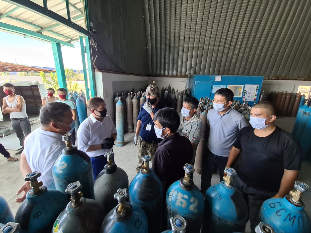 ШЫМКЕНТТЕГІ ТӨРТ АУРУХАНАҒА ОТТЕГІ БЕКЕТІ ОРНАТЫЛАДЫ