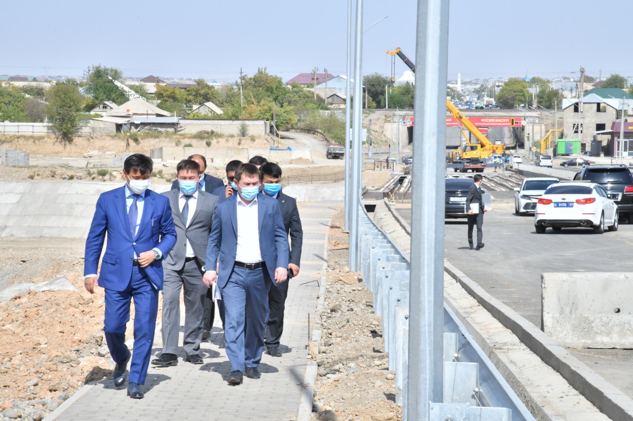 ҚАЛА ӘКІМІ ЖОЛ-КӨЛІК ИНФРАҚҰРЫЛЫМЫН ДАМЫТУ БАҒЫТЫНДАҒЫ ЖҰМЫСТАРМЕН ТАНЫСТЫ