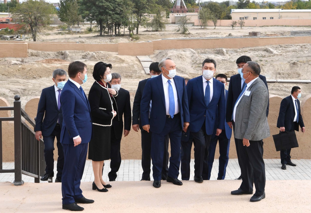 Нұрсұлтан Назарбаев «Шымкент ескі қалашығы» археологиялық нысанында болды