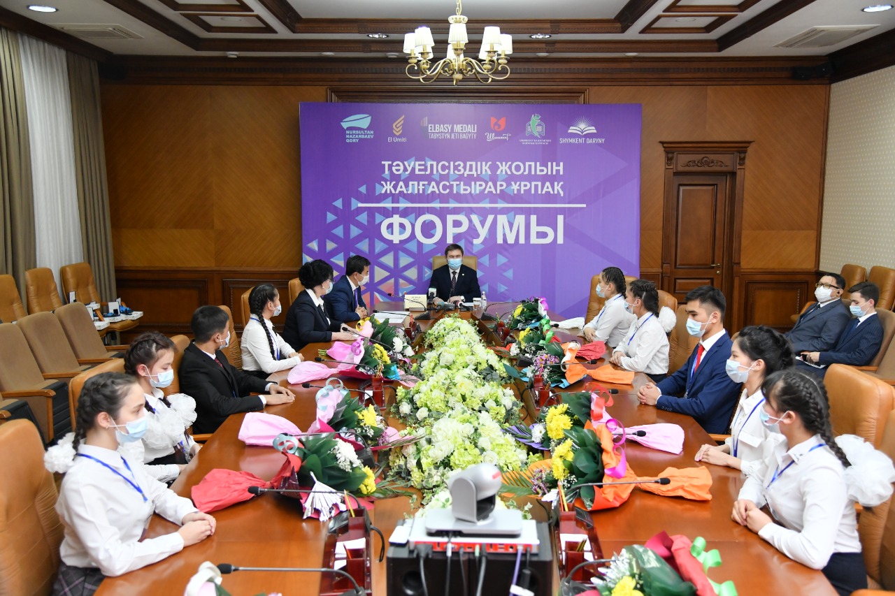 ШЫМКЕНТТЕ 10 ҮЗДІК ЖАСҚА «ЕЛБАСЫ МЕДАЛІ» ТАБЫСТАЛДЫ