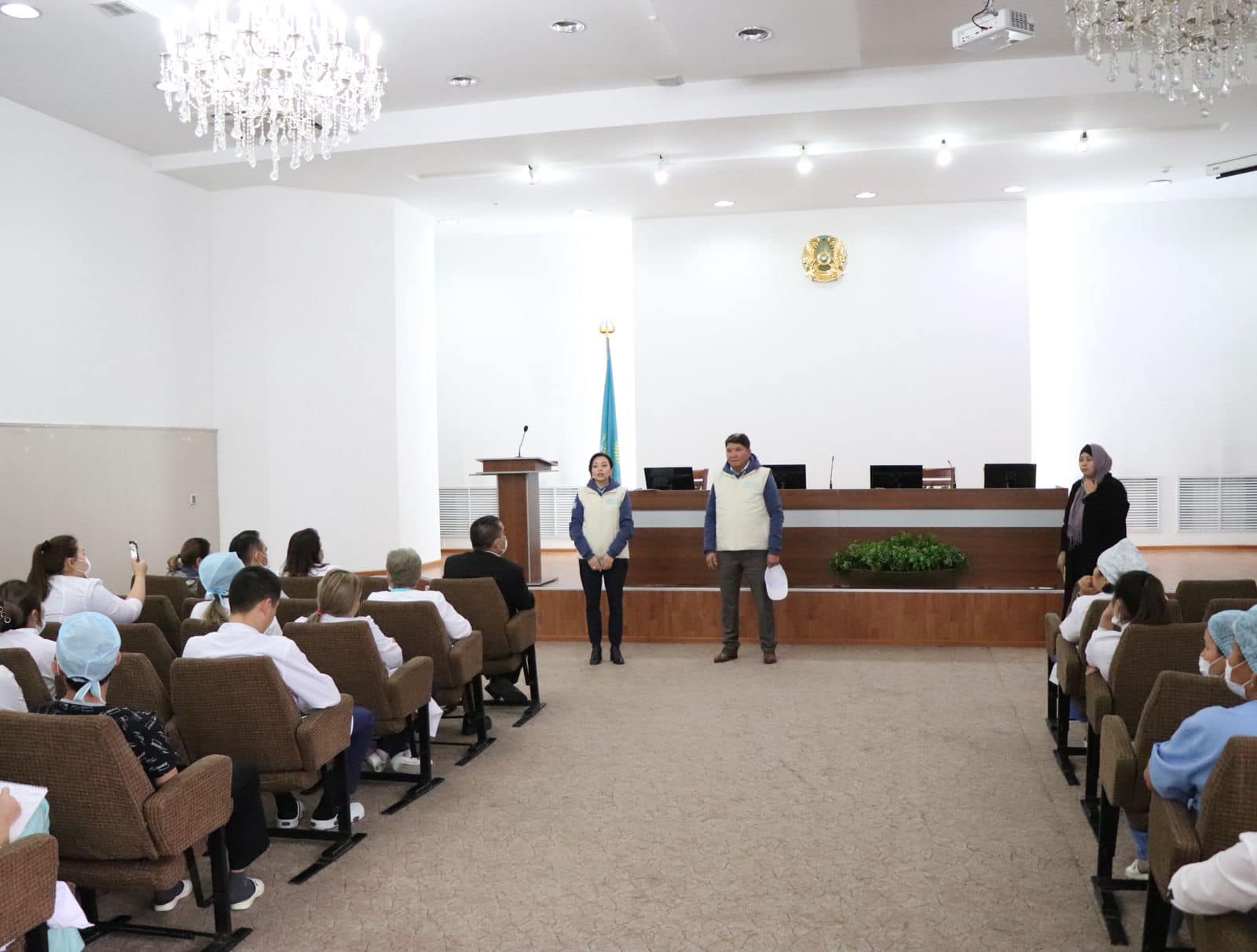 ДИАГНОСТИКАЛЫҚ ОРТАЛЫҚ ҰЖЫМЫМЕН КЕЗДЕСУ ӨТТІ