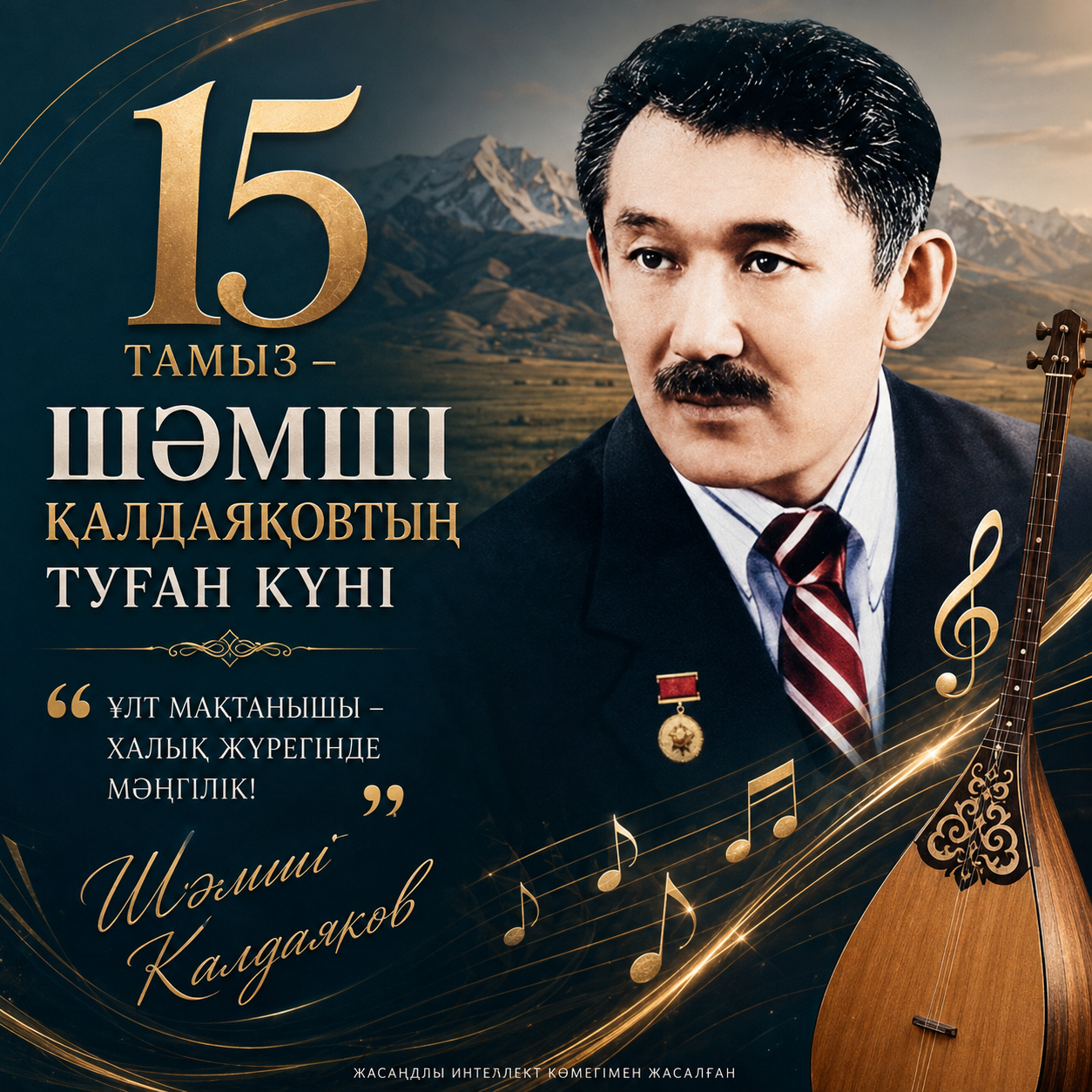 ҰЛТ МАҚТАНЫШЫ – ШӘМШІ ҚАЛДАЯҚОВ
